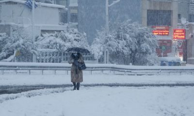 grecko ateny sneh