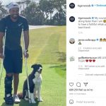 Tiger Woods zverejnil prvú fotografiu na golfovom ihrisku
