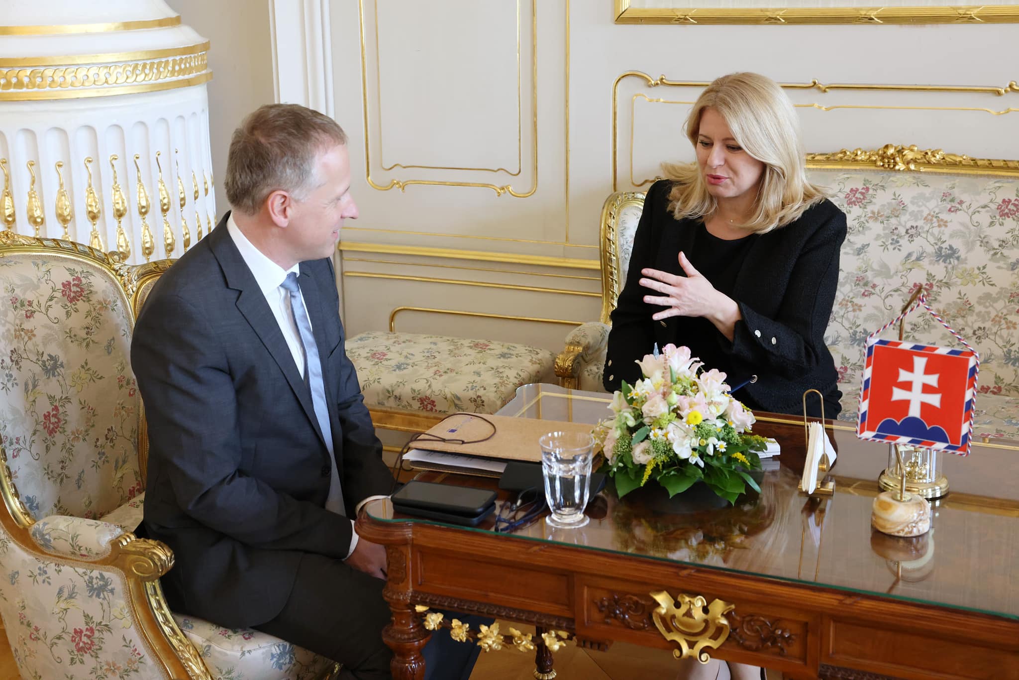 Dnes v Prezidentskom paláci v Bratislave  prijala prezidentka Zuzana Čaputová ministra životného prostredia Milana Chrenka.